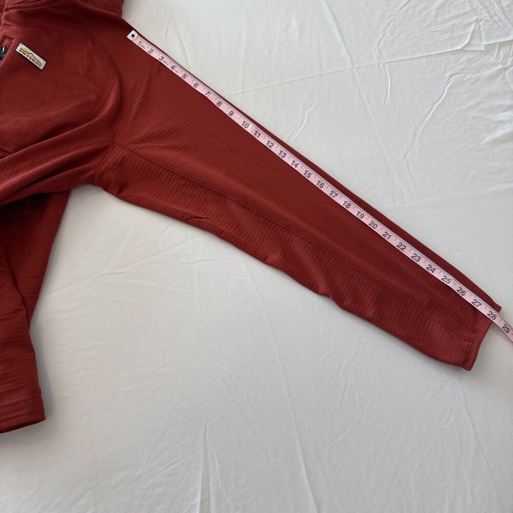 Orvis 1/4 Zip Pullover Performance Stretch Jacket Mens XL Rust Athleisure Earthy - Picture 7 of 14